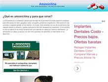 Tablet Screenshot of amoxicilina.net